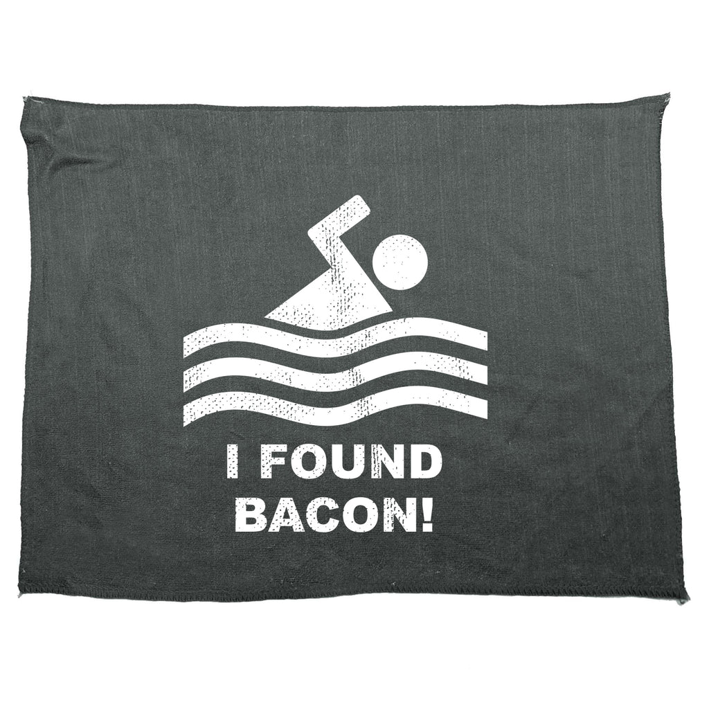 Found Bacon - Funny Novelty Gym Sports Microfiber Towel