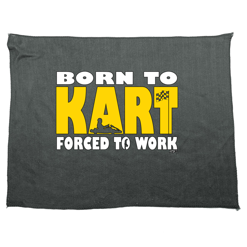 Born To Kart - Funny Novelty Gym Sports Microfiber Towel