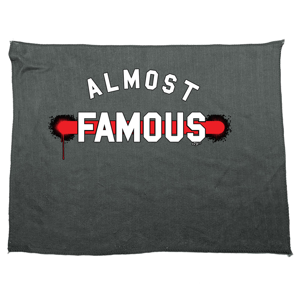 Almost Famous - Funny Novelty Gym Sports Microfiber Towel