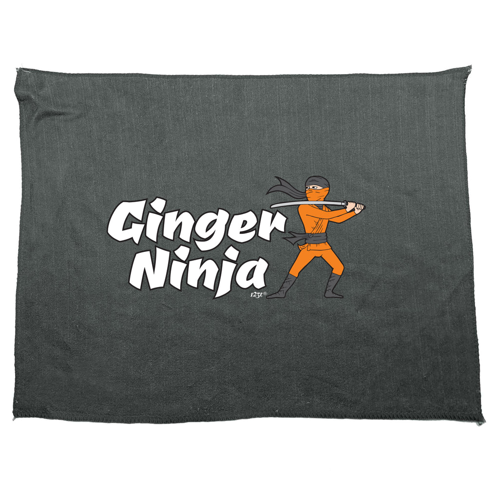 Ginger Ninja - Funny Novelty Gym Sports Microfiber Towel