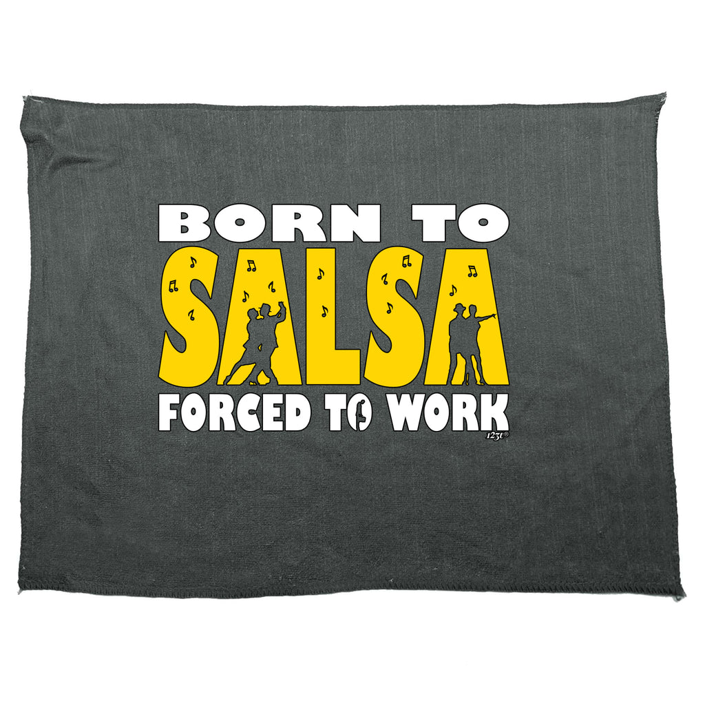 Born To Salsa - Funny Novelty Gym Sports Microfiber Towel