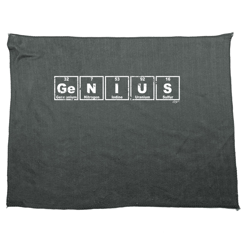 Genius Element - Funny Novelty Gym Sports Microfiber Towel
