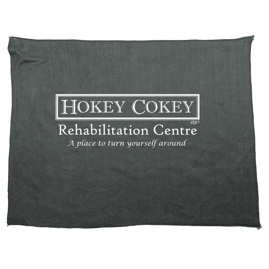 Hokey Cokey Rehibilitation Centre - Funny Novelty Gym Sports Microfiber Towel