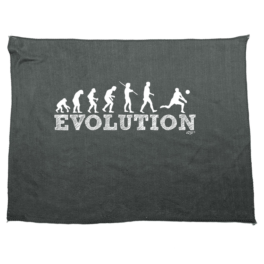 Evolution Volleyball - Funny Novelty Gym Sports Microfiber Towel