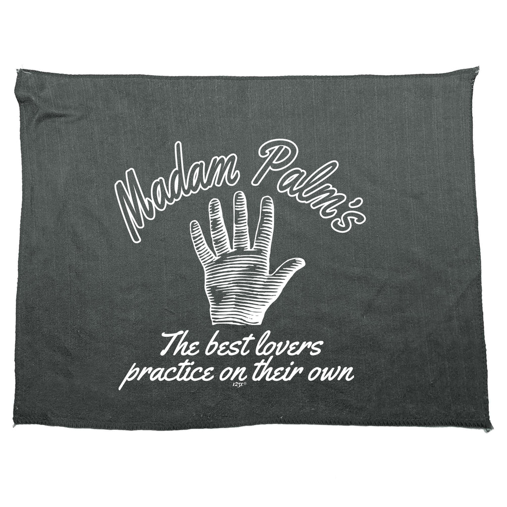 Madam Palms The Best Lovers Practice - Funny Novelty Gym Sports Microfiber Towel