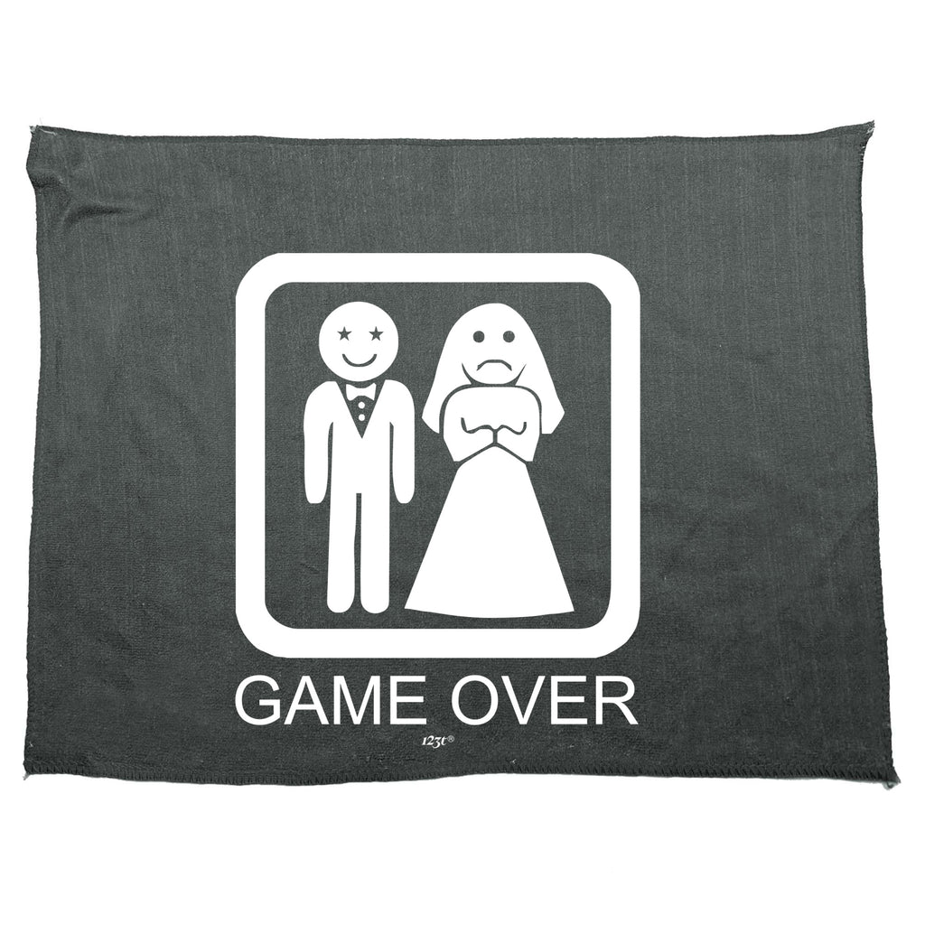 Game Over Sad Bride - Funny Novelty Gym Sports Microfiber Towel