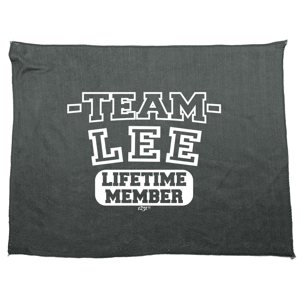 Lee V2 Team Lifetime Member - Funny Novelty Gym Sports Microfiber Towel