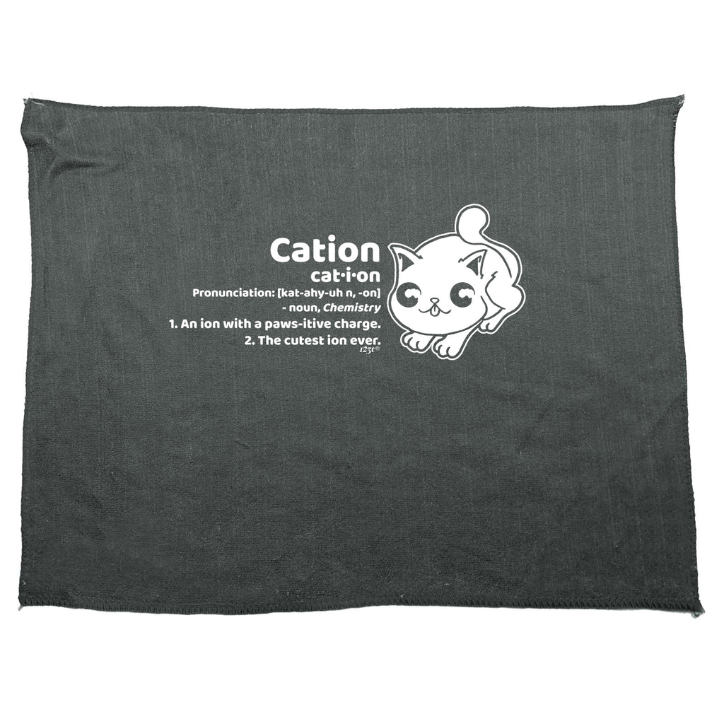 Cation Cat - Funny Novelty Gym Sports Microfiber Towel