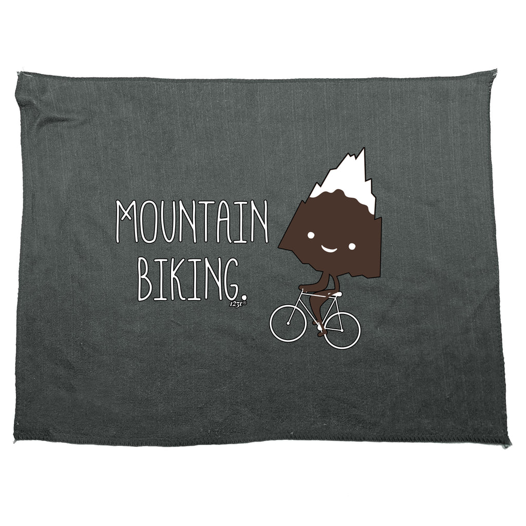 Mountain Biking - Funny Novelty Gym Sports Microfiber Towel