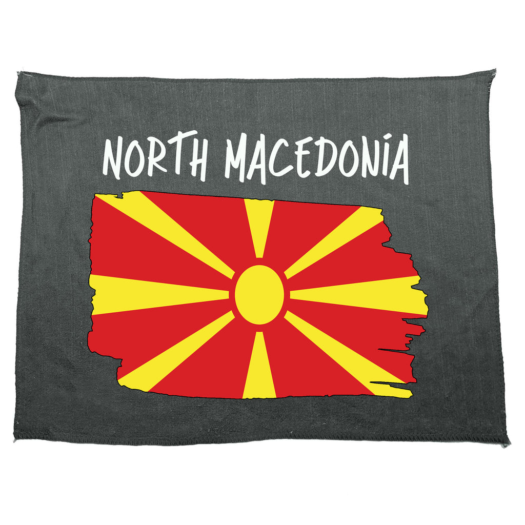 North Macedonia - Funny Gym Sports Towel