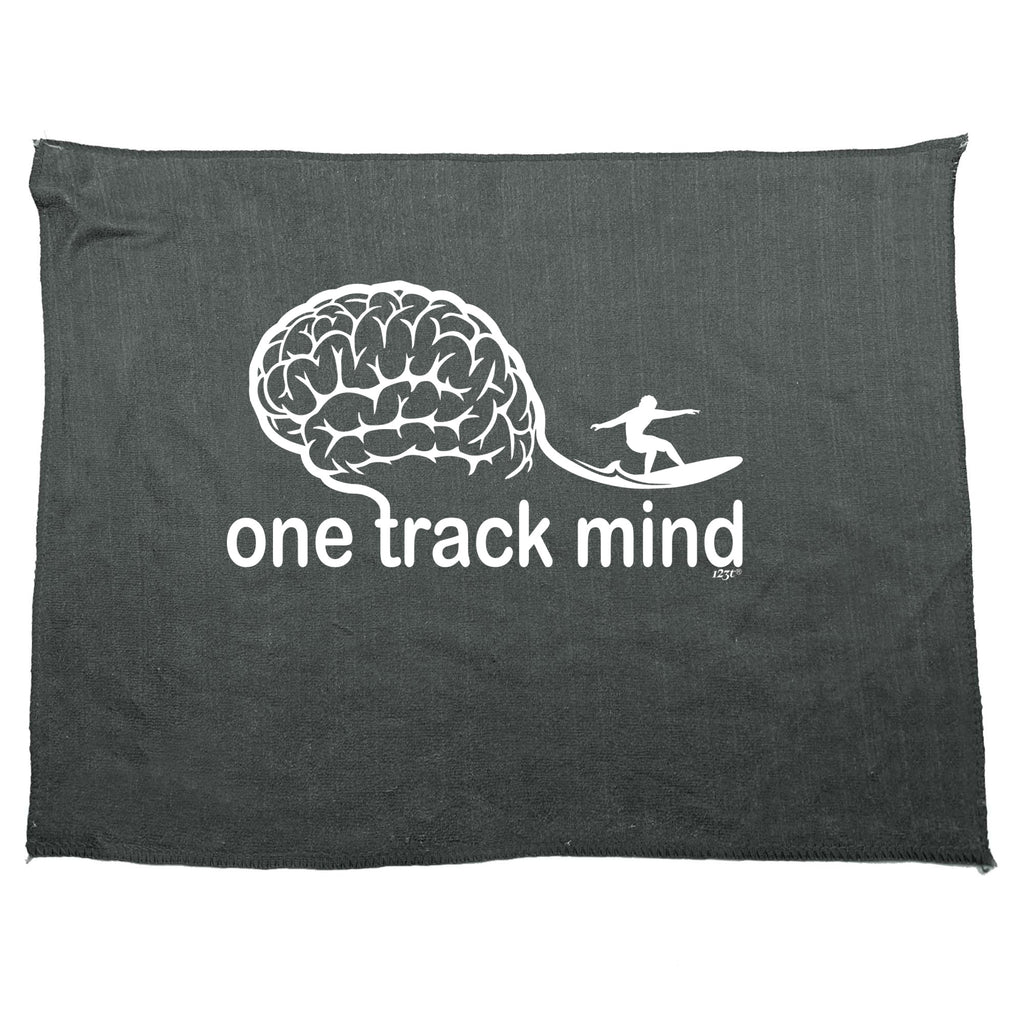 One Track Mind Surf - Funny Novelty Gym Sports Microfiber Towel