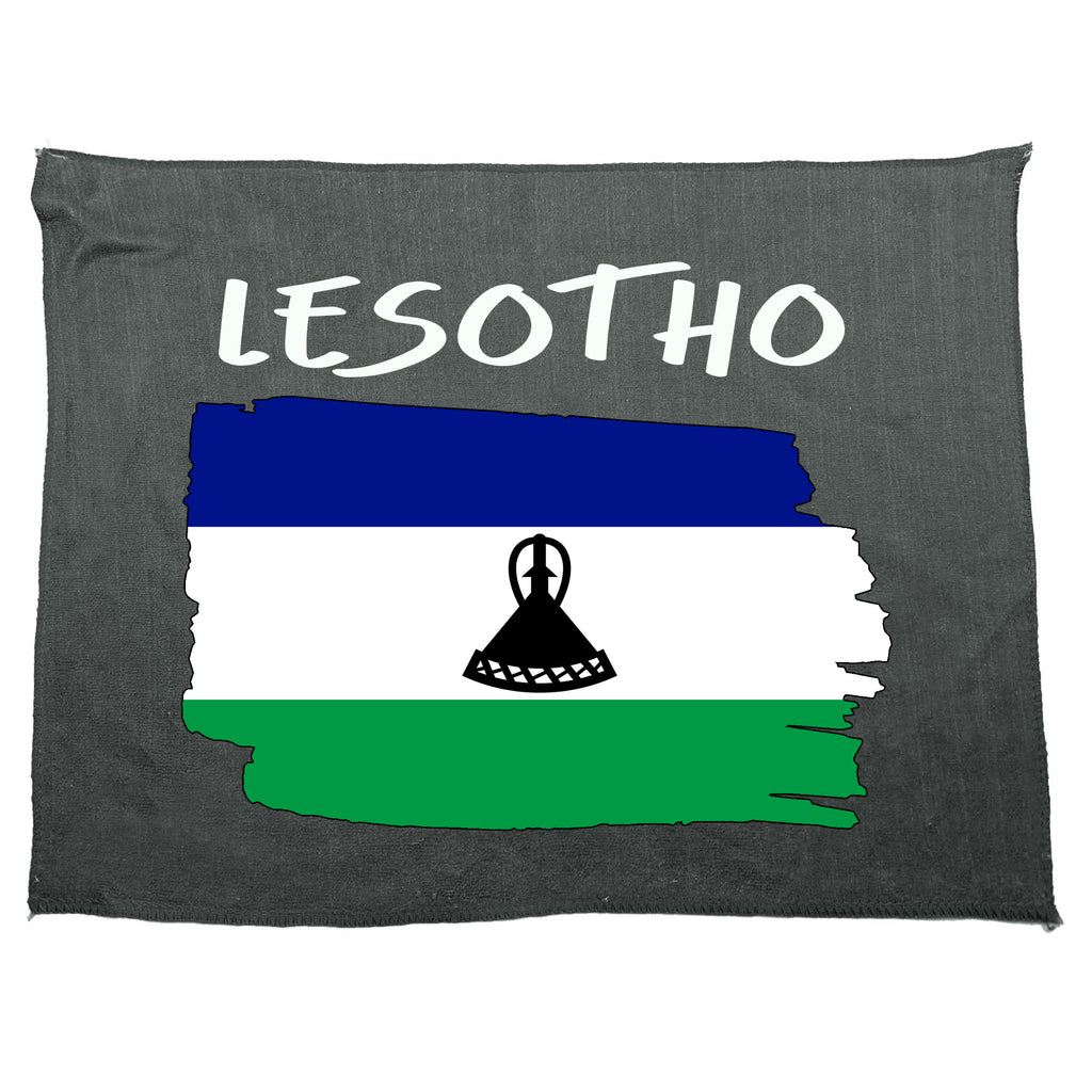Lesotho - Funny Gym Sports Towel