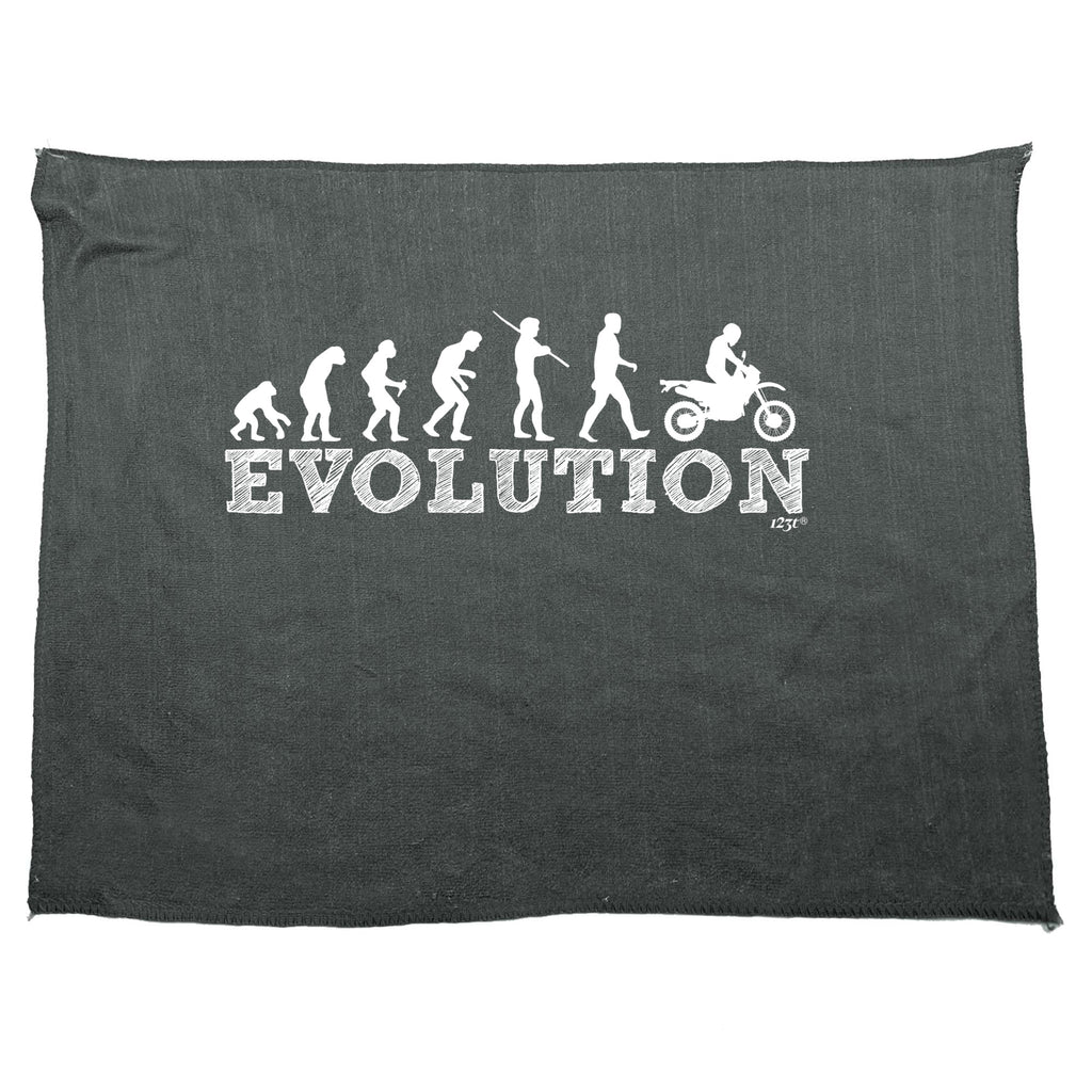 Evolution Dirtbike - Funny Novelty Gym Sports Microfiber Towel