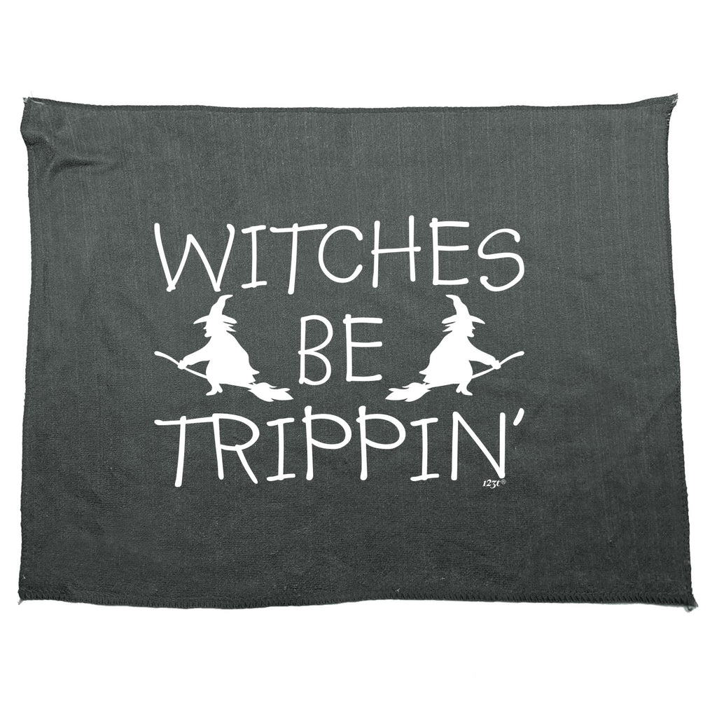 Witches Be Trippin Halloween - Funny Novelty Gym Sports Microfiber Towel