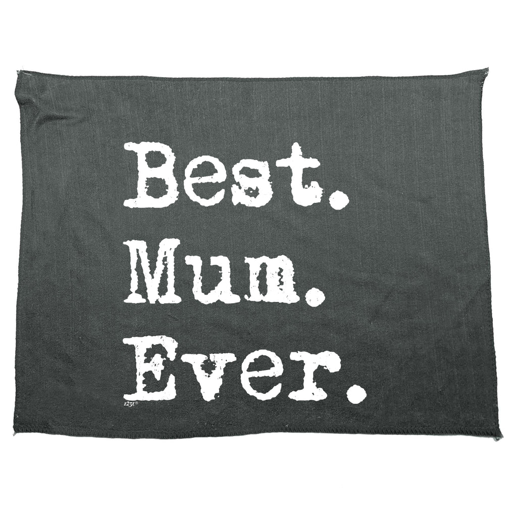 Best Mum Ever Mother - Funny Novelty Gym Sports Microfiber Towel