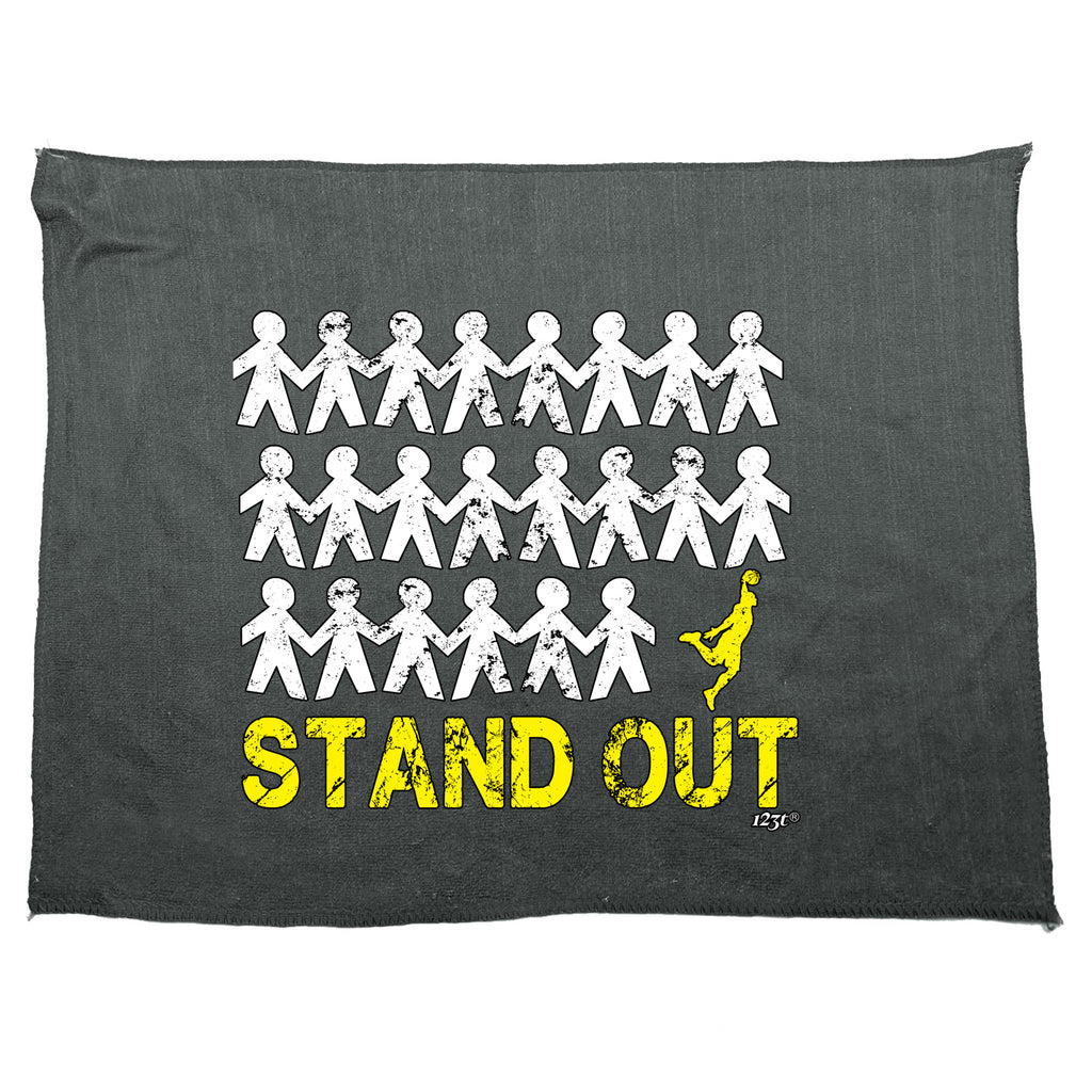 Stand Out Basketball - Funny Novelty Gym Sports Microfiber Towel