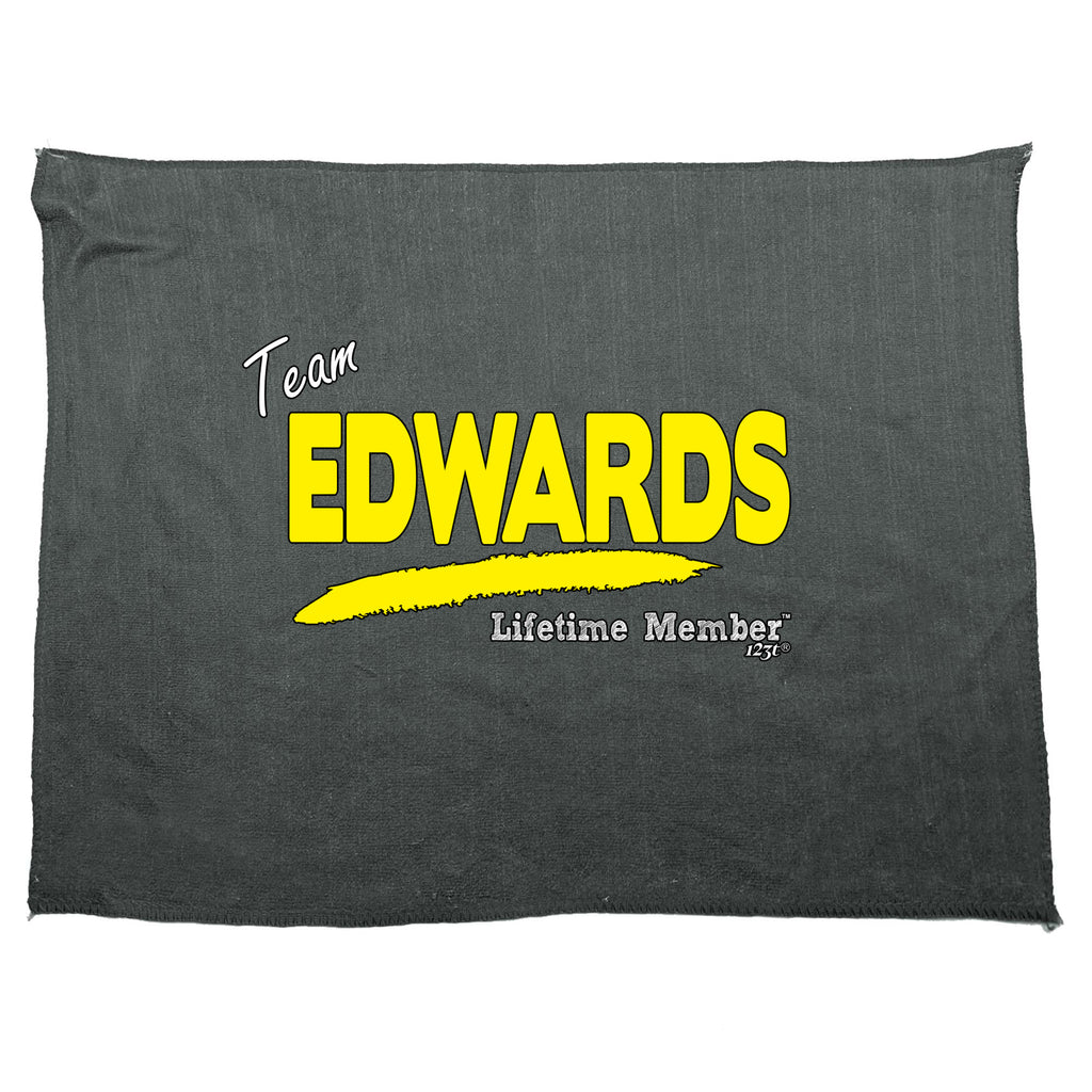Edwards V1 Lifetime Member - Funny Novelty Gym Sports Microfiber Towel