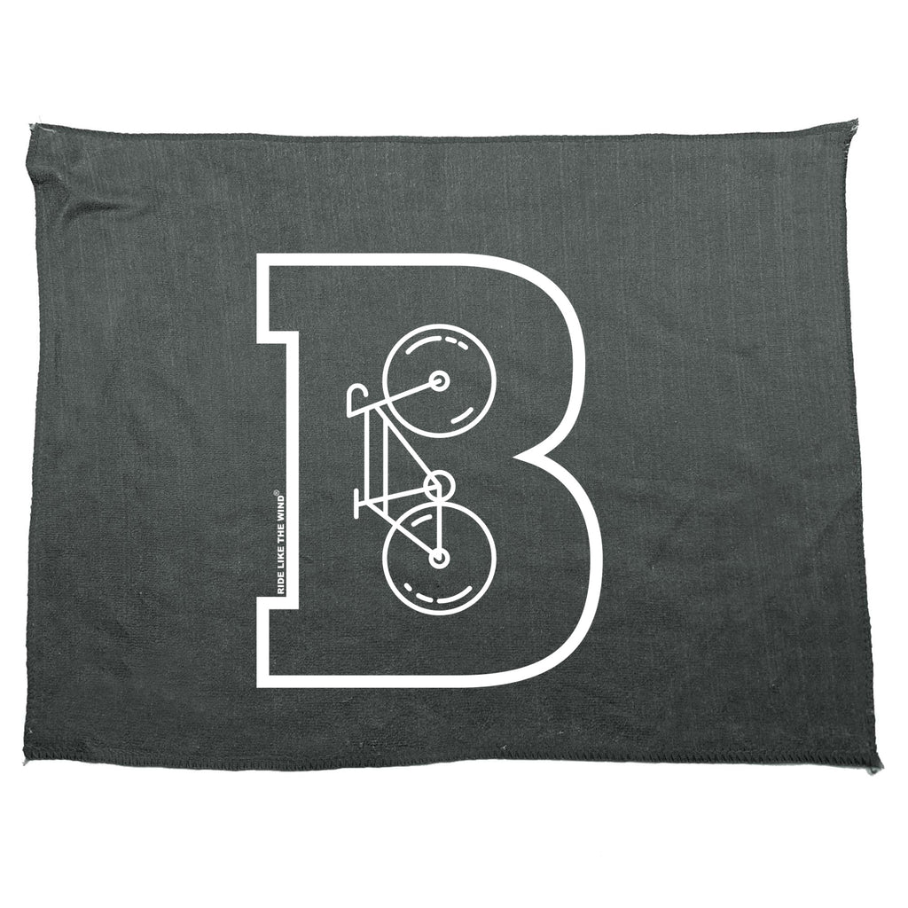 B For Bike Rltw Cycle - Funny Novelty Gym Sports Microfiber Towel