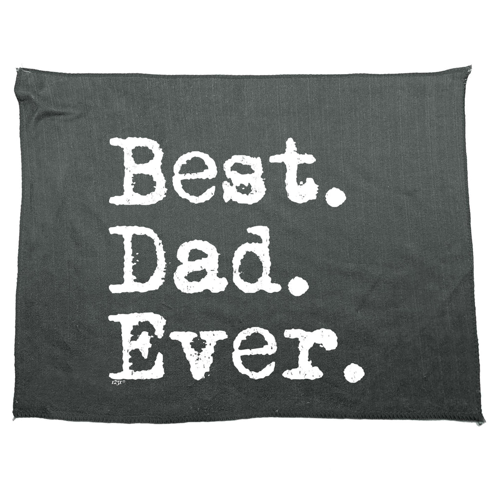 Best Dad Ever - Funny Novelty Gym Sports Microfiber Towel