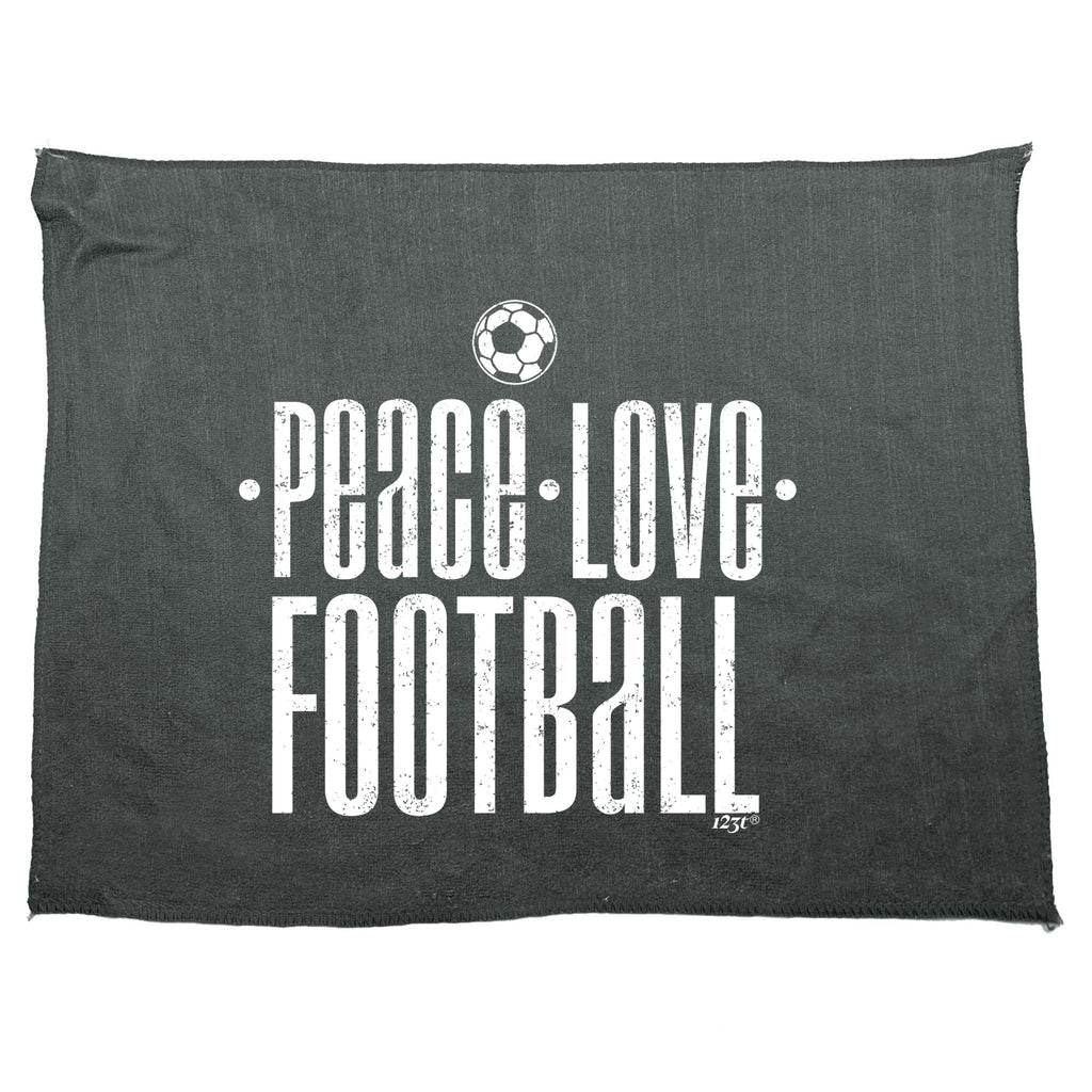 Peace Love Football - Funny Novelty Gym Sports Microfiber Towel