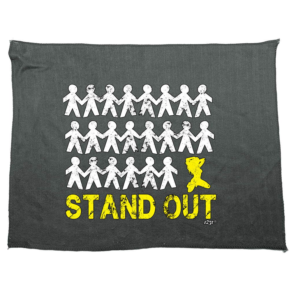 Stand Out Woman - Funny Novelty Gym Sports Microfiber Towel