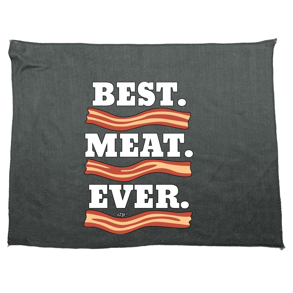 Best Meat Ever Bacon - Funny Novelty Gym Sports Microfiber Towel