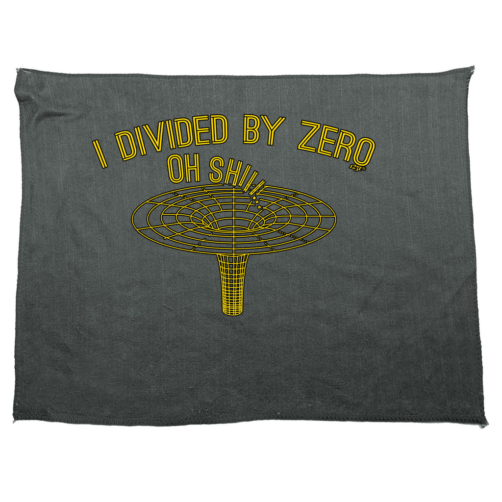 Divided By Zero - Funny Novelty Gym Sports Microfiber Towel