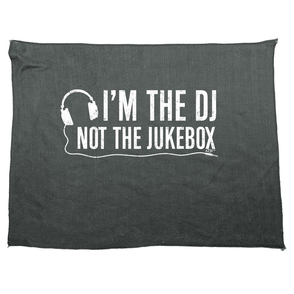 Im The Dj Not The Jukebox Music - Funny Novelty Gym Sports Microfiber Towel