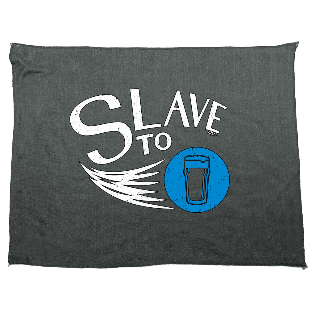 Slave To Beer - Funny Novelty Gym Sports Microfiber Towel