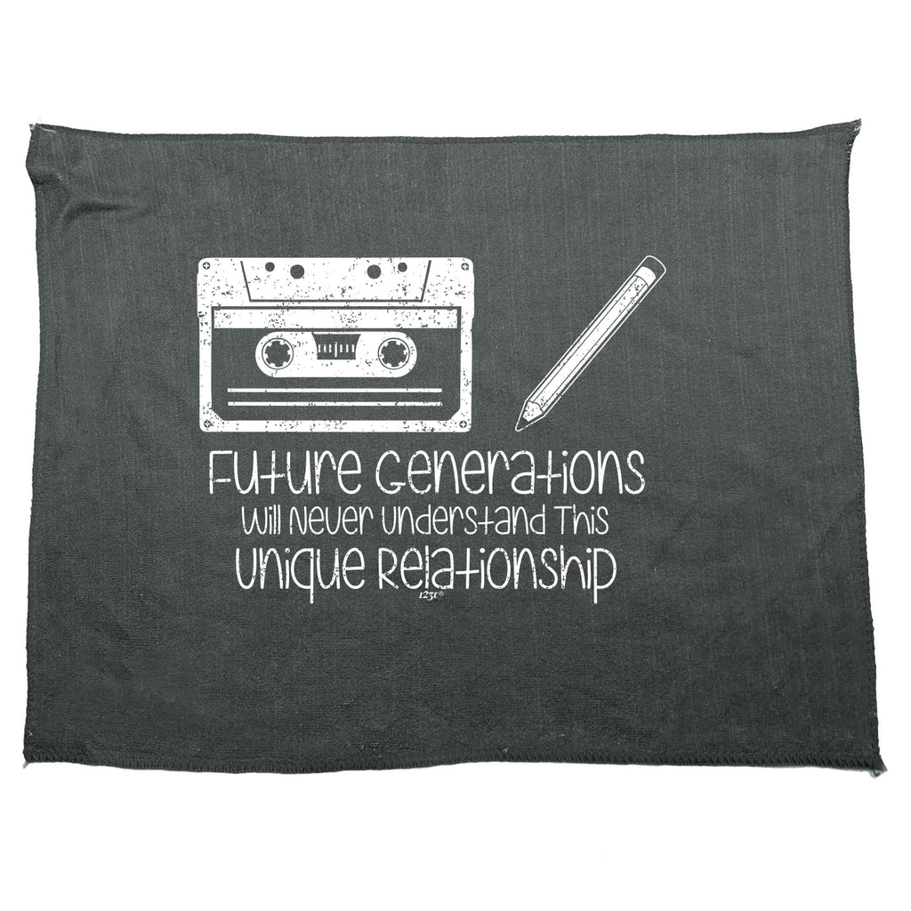 Future Generations Will Never Understand Retro - Funny Novelty Gym Sports Microfiber Towel