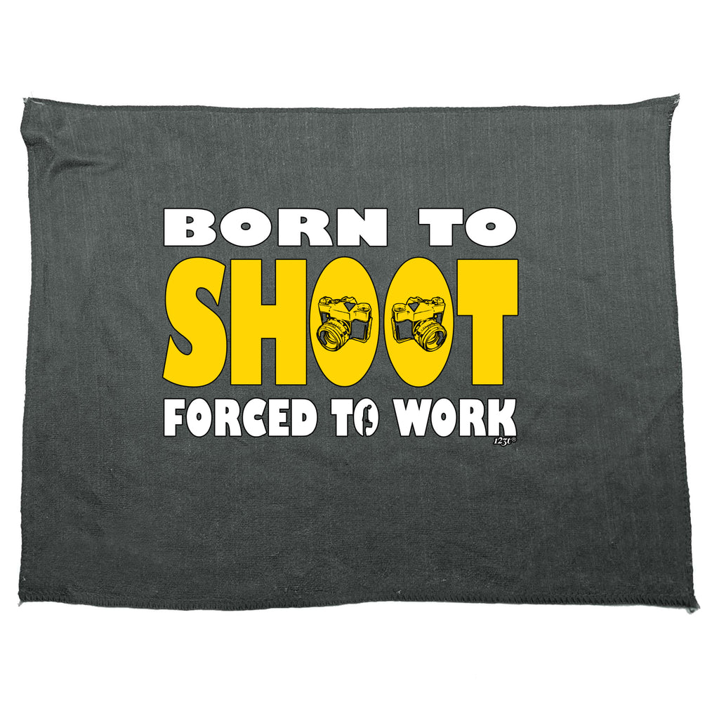 Born To Shoot - Funny Novelty Gym Sports Microfiber Towel
