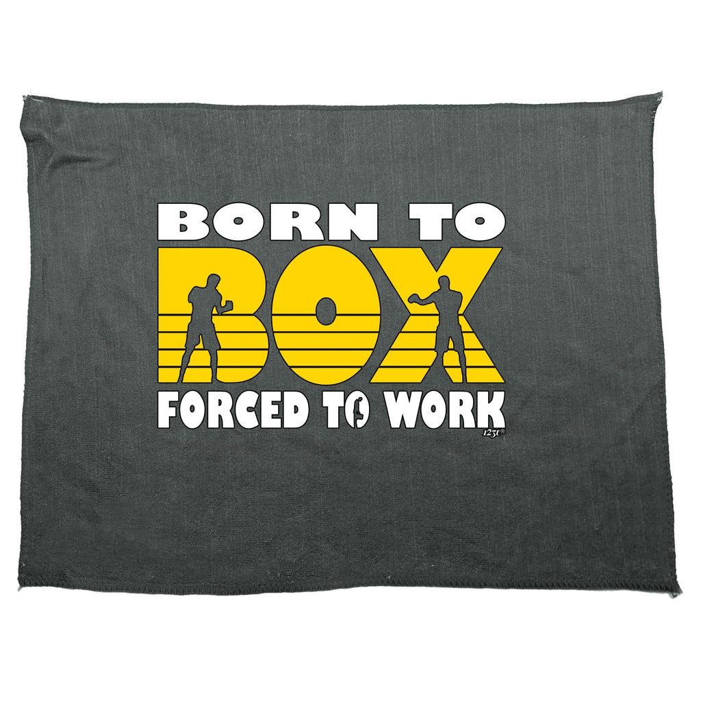 Born To Box - Funny Novelty Gym Sports Microfiber Towel