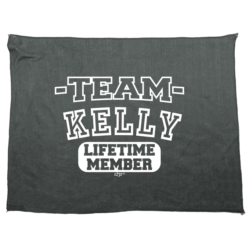 Kelly V2 Team Lifetime Member - Funny Novelty Gym Sports Microfiber Towel