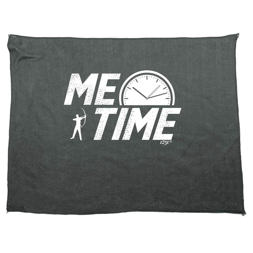 Me Time Archery - Funny Novelty Gym Sports Microfiber Towel