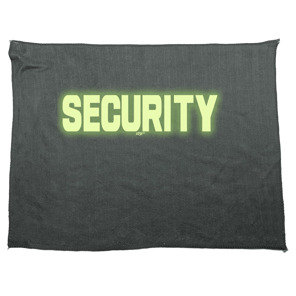 Security - Funny Novelty Gym Sports Microfiber Towel