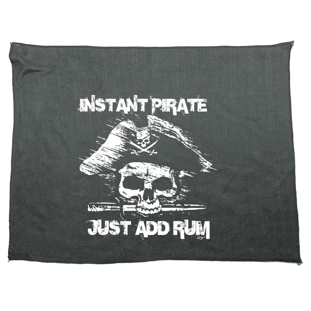 Instant Pirate Just Add Rum - Funny Novelty Gym Sports Microfiber Towel