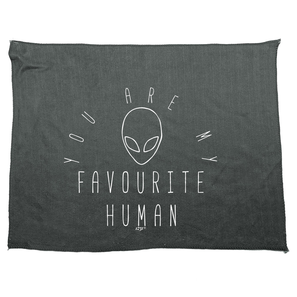You Are My Favourite Human - Funny Novelty Gym Sports Microfiber Towel