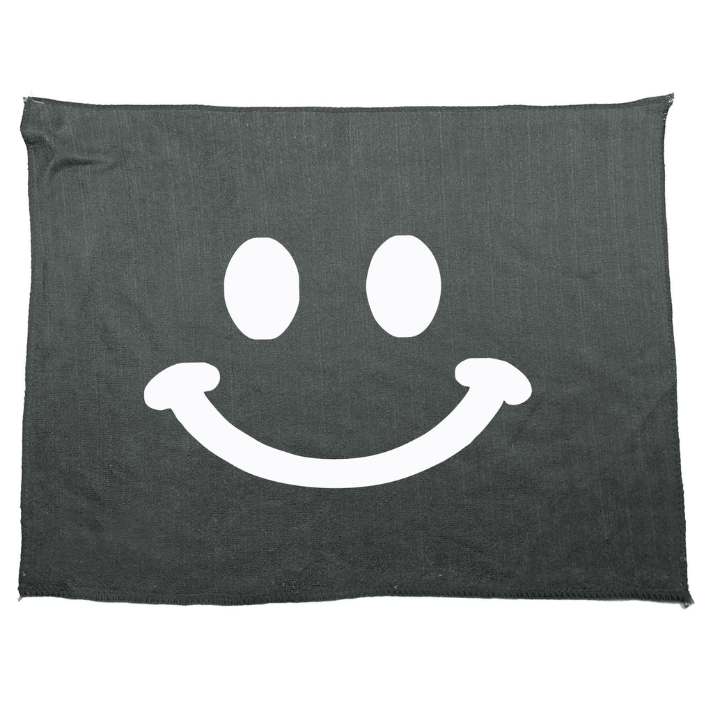 Smile Face - Funny Novelty Gym Sports Microfiber Towel