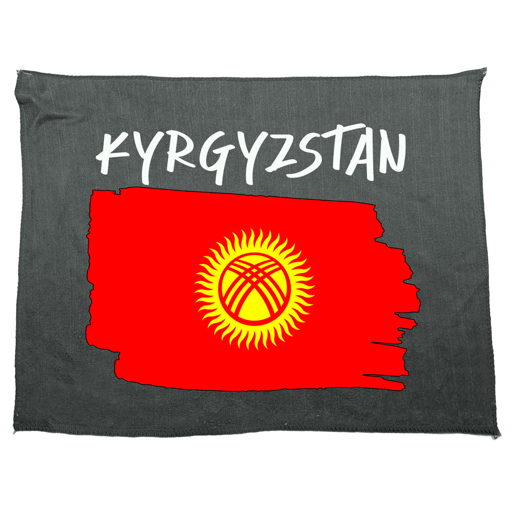 Kyrgyzstan - Funny Gym Sports Towel
