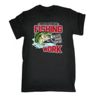 A Bad Day Fishing Beats Good Day At Work Angling Fish - Mens Funny T-Shirt Tshirts Tee Shirt - 123t Australia | Funny T-Shirts Mugs Novelty Gifts