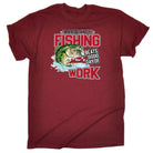 A Bad Day Fishing Beats Good Day At Work Angling Fish - Mens Funny T-Shirt Tshirts Tee Shirt - 123t Australia | Funny T-Shirts Mugs Novelty Gifts