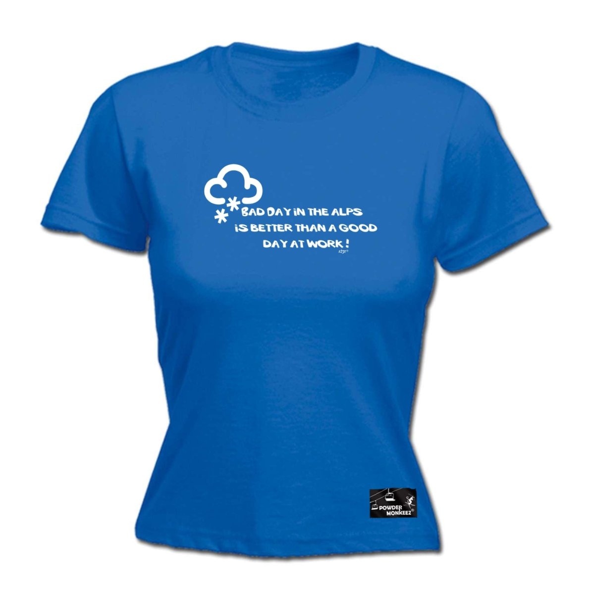 A Bad Day In The Alps - Funny Novelty Womens T-Shirt T Shirt Tshirt - 123t Australia | Funny T-Shirts Mugs Novelty Gifts