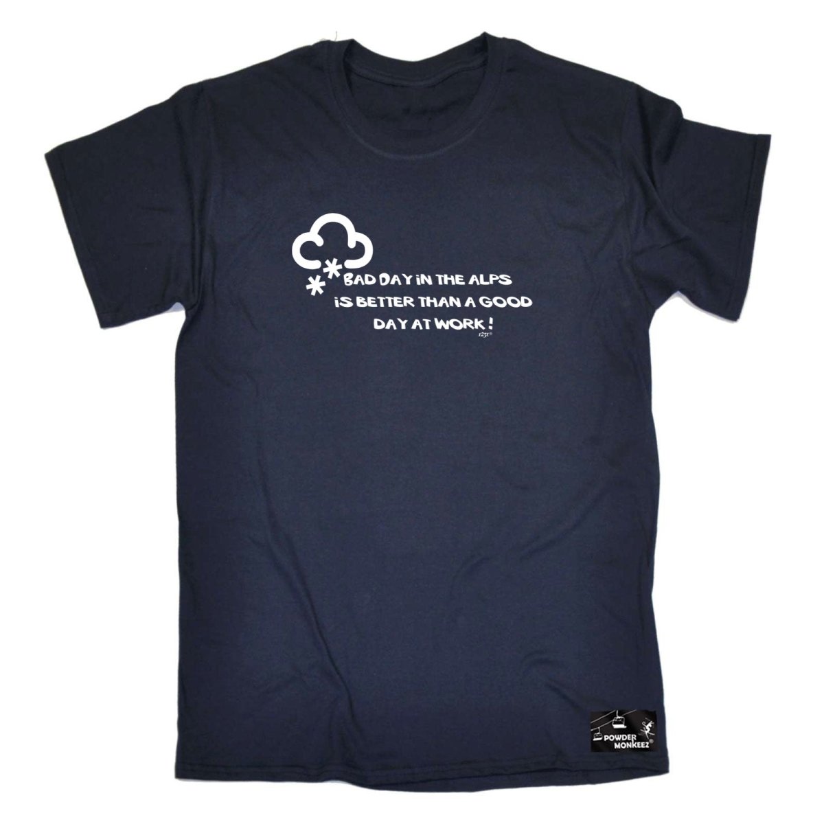 A Bad Day In The Alps - Mens Funny Novelty T-Shirt TShirt / T Shirt - 123t Australia | Funny T-Shirts Mugs Novelty Gifts