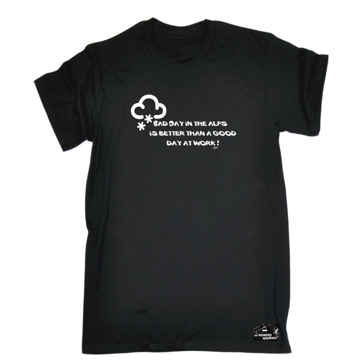 A Bad Day In The Alps - Mens Funny Novelty T-Shirt TShirt / T Shirt - 123t Australia | Funny T-Shirts Mugs Novelty Gifts