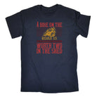 A Bike On The Worth Two In The Shed Motorbike - Mens Funny T-Shirt Tshirts Tee Shirt - 123t Australia | Funny T-Shirts Mugs Novelty Gifts