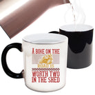 A Bike On The Worth Two In The Shed Motorbike Mug Cup - 123t Australia | Funny T-Shirts Mugs Novelty Gifts