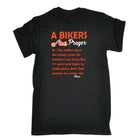 A Bikers Prayer Motorbike Motorcycle - Mens Funny T-Shirt Tshirts Tee Shirt - 123t Australia | Funny T-Shirts Mugs Novelty Gifts