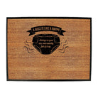 A Boss Is Like A Nappy - Funny Novelty Doormat Man Cave Floor mat - 123t Australia | Funny T-Shirts Mugs Novelty Gifts