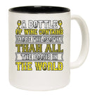 A Bottle Of Wine Contains More Philosophy Than Books Mug Cup - 123t Australia | Funny T-Shirts Mugs Novelty Gifts
