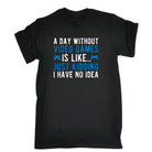 A Day Without Video Games Is Like Just Kidding Gamer - Mens Funny T-Shirt Tshirts - 123t Australia | Funny T-Shirts Mugs Novelty Gifts